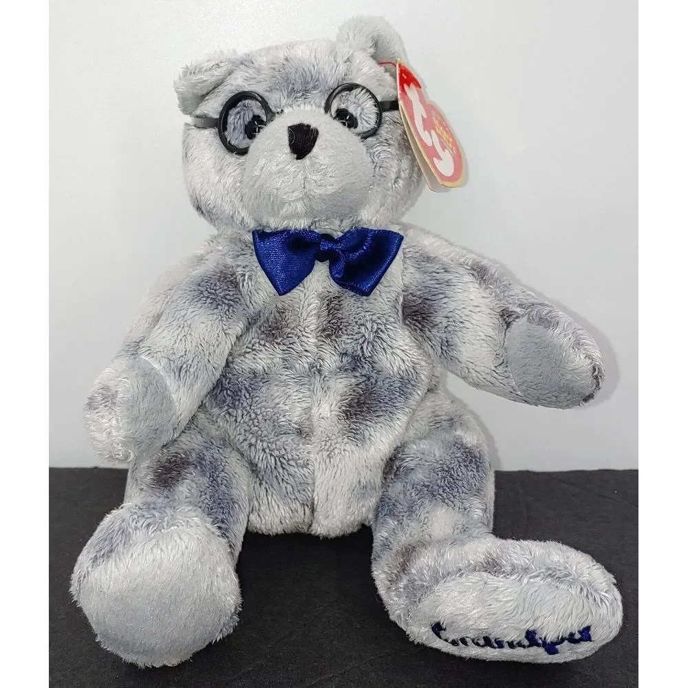 Ty Beanie Baby Grandfather The Bear 7